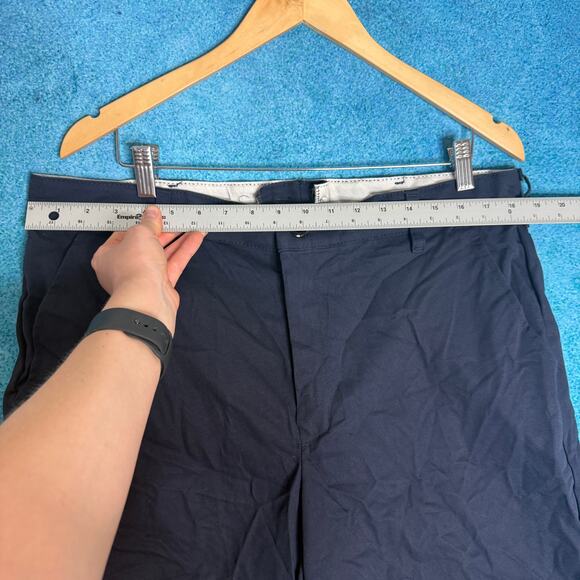 Red Kap Work Shorts Mens 38 Navy Blue Utility Industrial Workwear Made Mexico - Picture 4 of 15